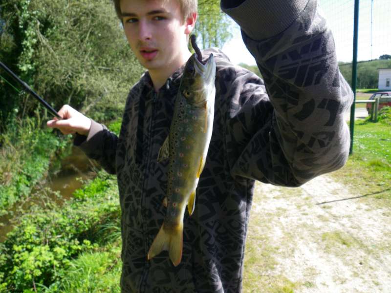 Mathieu, belle truite sauvage.