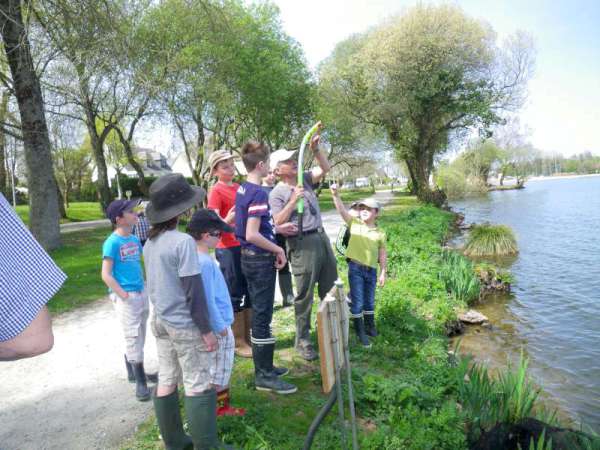 D�monstration carpe � Ty Colo  G�rard � l'amor�age.