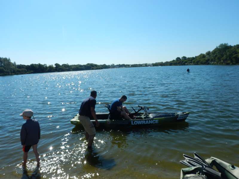 un beau mod�le � p�dales: excellent pour la p�che!