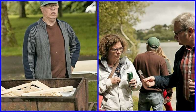 Michel, ma�tre berbeuc. Une famille venue soutenir son champion