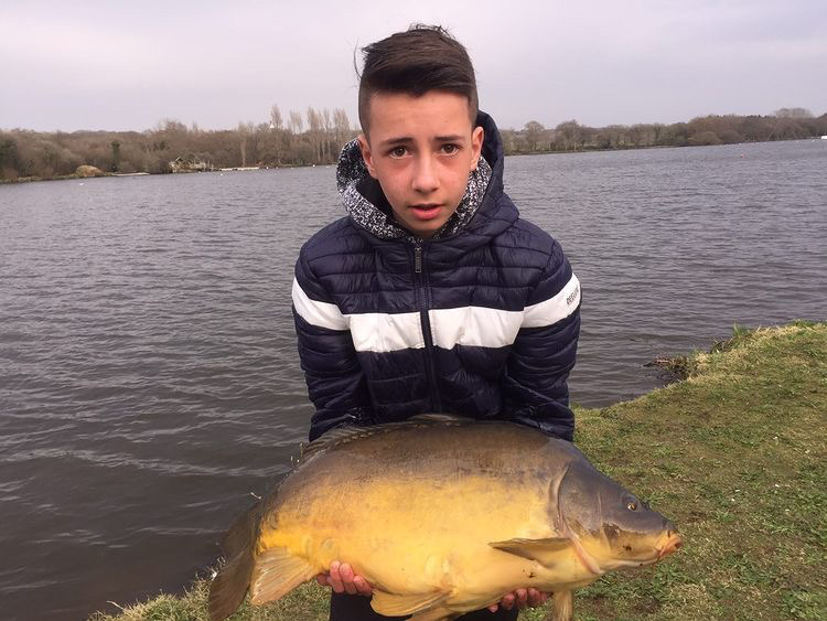 Pr�s de 10 kg pour cette carpe.