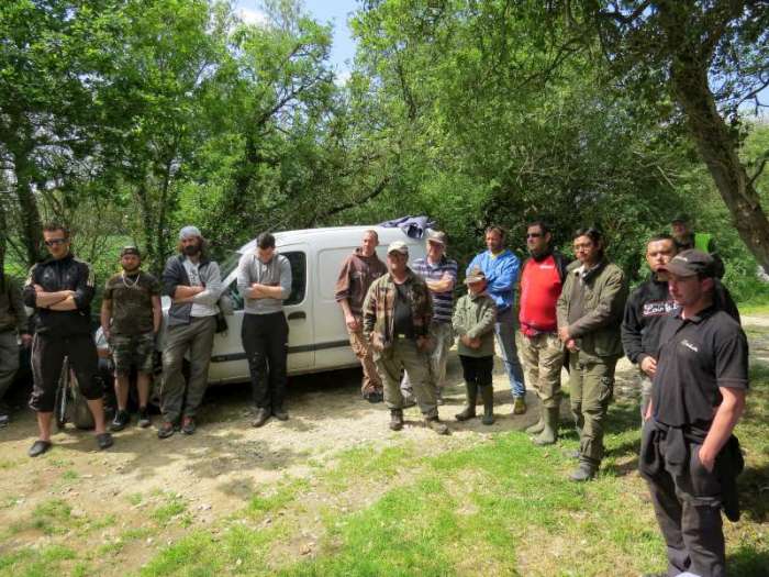 Les concurrents se r�unissent