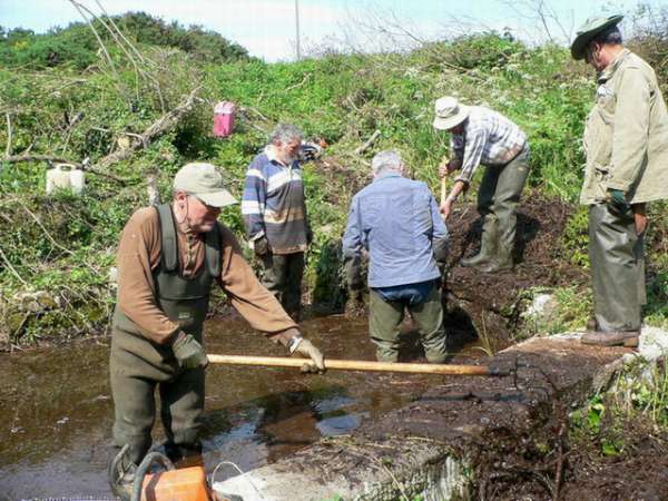 Au lavoir de Kerlody.