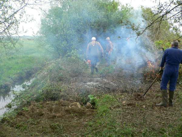 �paration de la digue.
