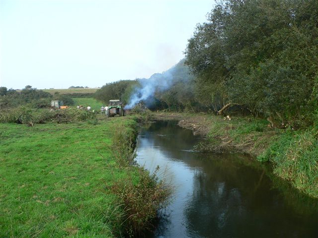 Un petit bout de rivi�re d�gag�.