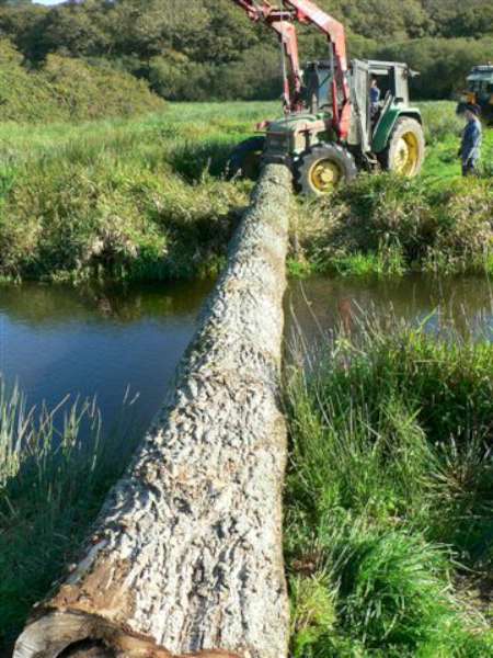 fabrication du pont.