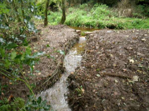 La jonction avec le bief.