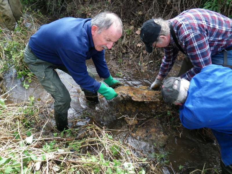 Un pi�ge de grillage.