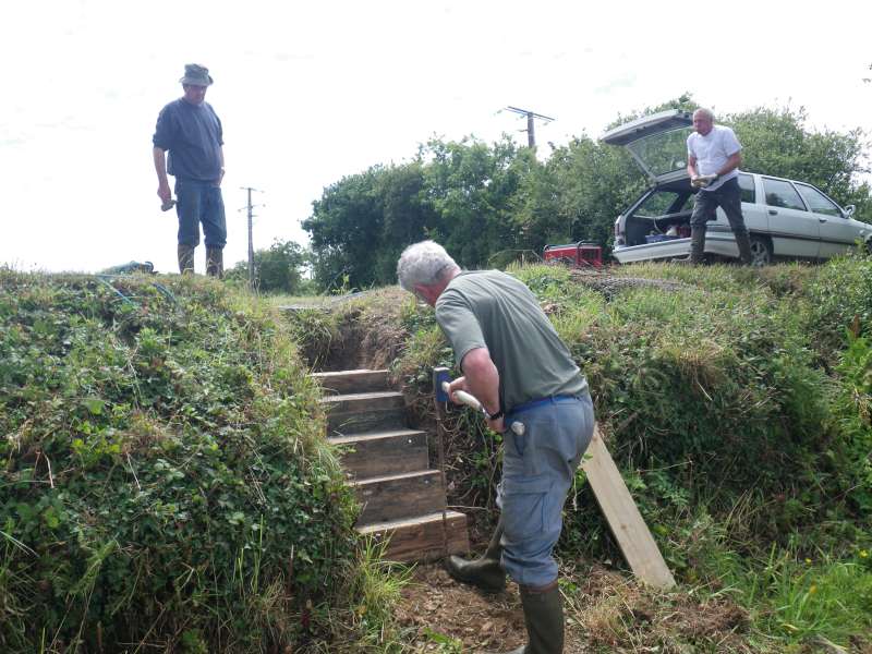Escalier au grand poste.