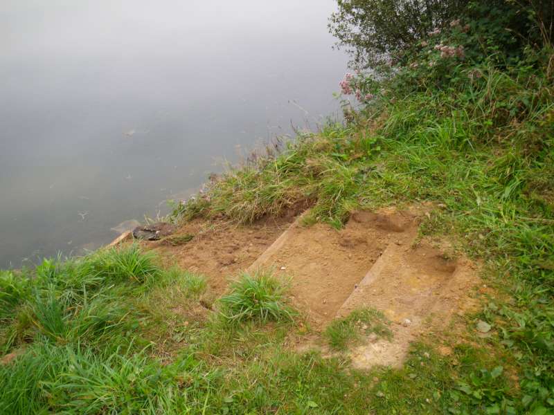 construction d'un escalier.