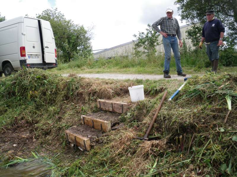 Un escalier pour le confort.