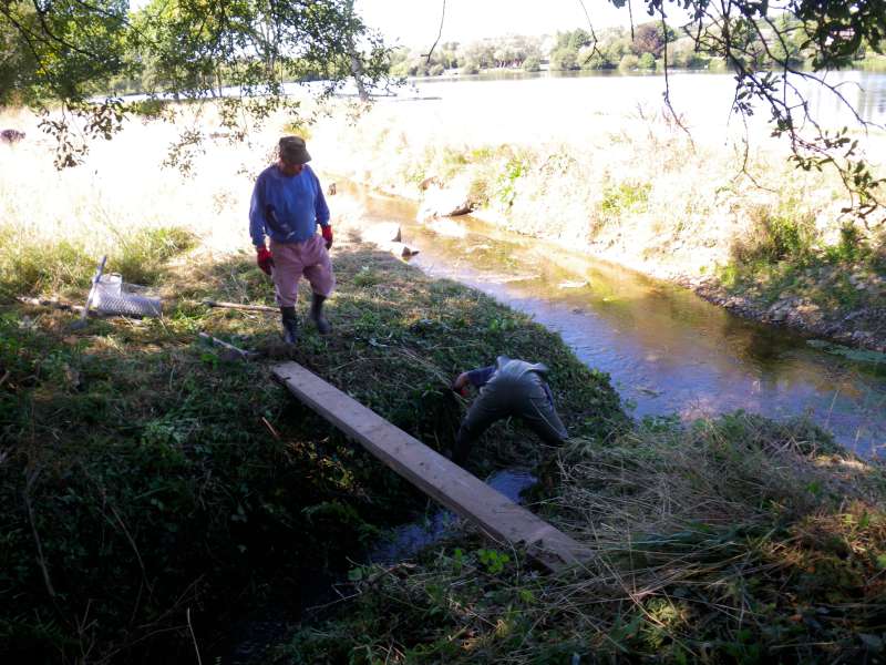 Mise en place d'une 1�re passerelle.