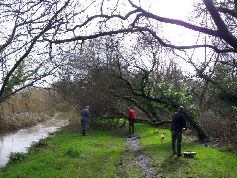 Aval du rond point de Pontavennec.