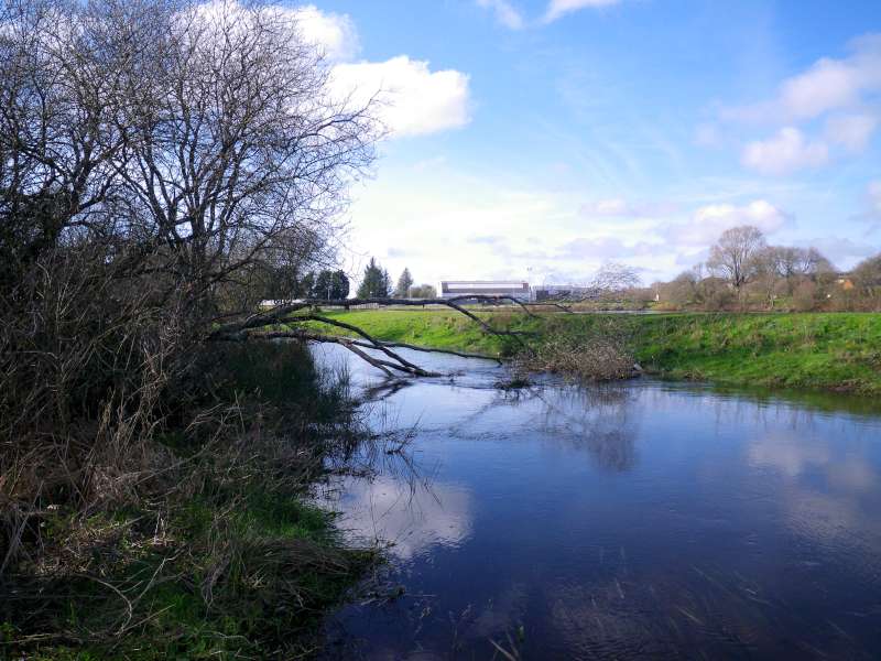 La nouvelle rivi�re le long de la Comiren.