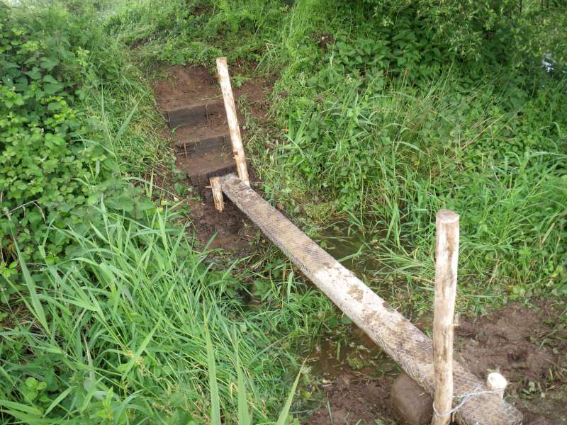 R�fection passerelle.