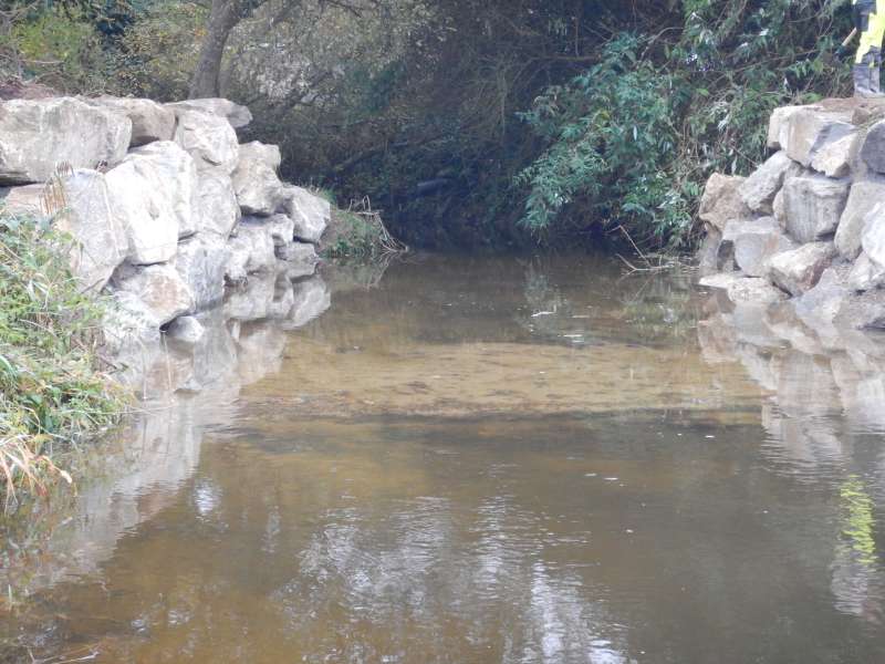 Les berges supporteront le poids de la passerelle et des v�hicules de service