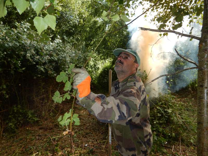 Serge, ce sont les ronces, qu'il n'aime pas!