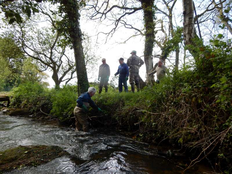 Nous continuons la descente de l'Ildut en nettoyant les rives