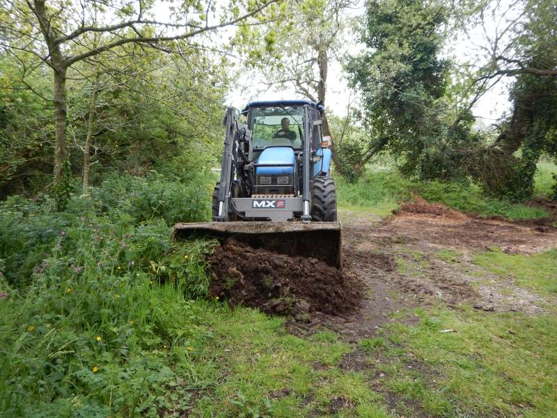 Heureusement qu'Olivier est venu avec son tracteur!