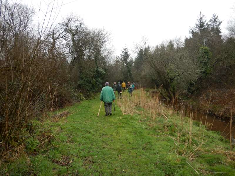 Direction la chantier suivant: l'aval du camping