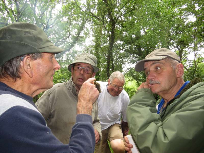 3 hommes subjugu�s par les beaux genoux � Alain