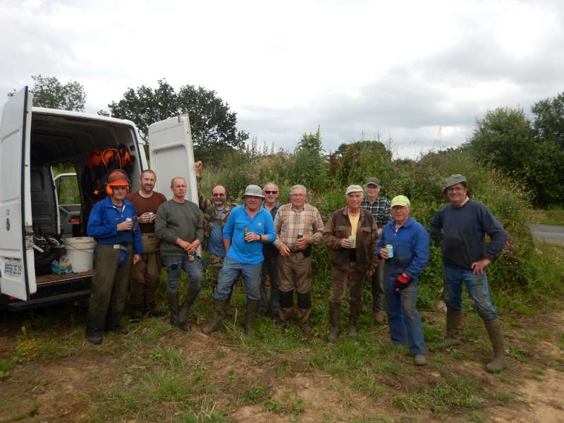 L'�quipe du jour a bien m�rit� de se d�salt�rer!