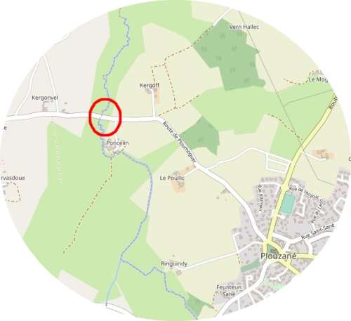 D�part des travaux: Plouzan�.