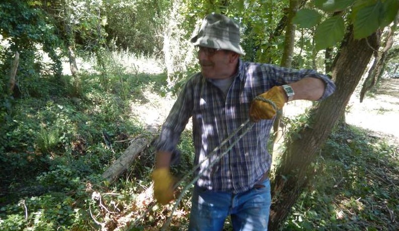 Gilles en plein effort