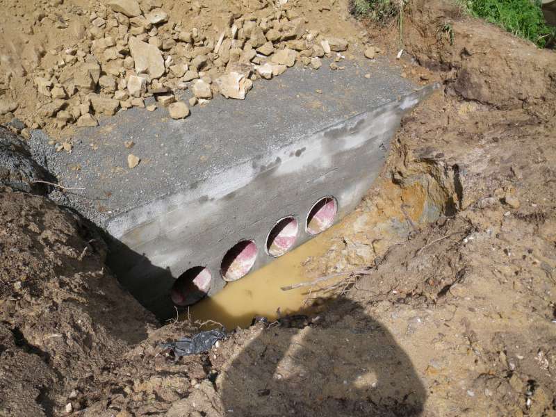 La prise d'eau cot� amont