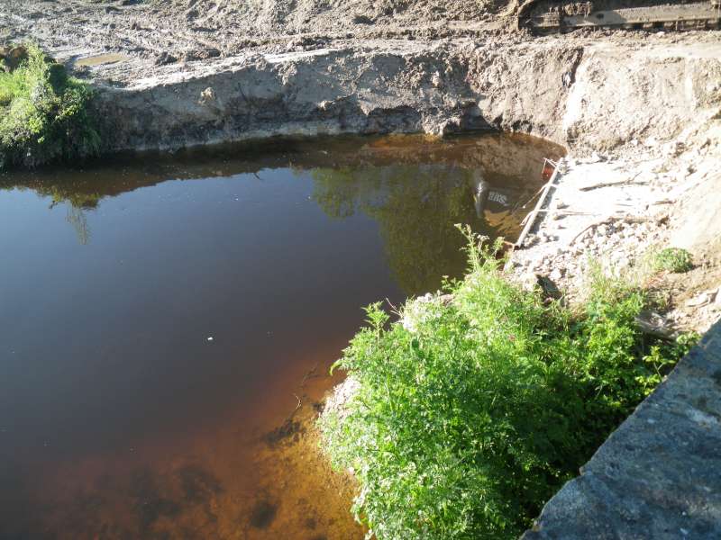 le 13 mai : le niveau descends, encore 1,25 m et c'est bon