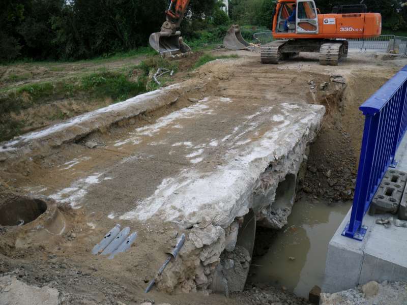le 06 septembre : l'ancien pont sur l'Ildut